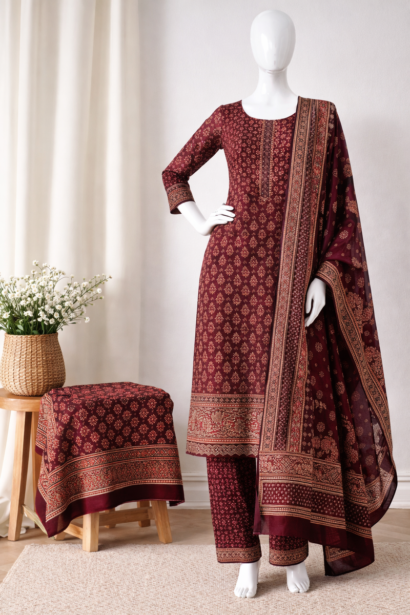 Ajrakh Suit Collection