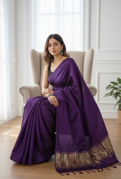 Plain Dye Sarees — Timeless Elegance