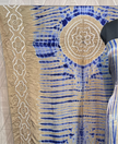 Chiku & blue Modal Silk Tie & Dye Bandhani Dupatta 3 Piece Suits