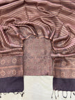 Handloom Pure Tussar Silk Ajrakh Natural Dye 2-Piece Suit Set – Exclusive Collection