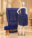 Premium Barbhat Design Modal Silk 3-Piece Suit with Tissue Pallu - The Ajrakh Studio