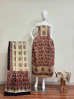 Havi Pure Modal Silk Ajrakh Natural Dye 3-Piece Suit