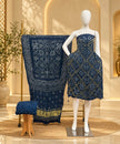 Premium Barbhat Design Modal Silk 3-Piece Suit with Tissue Pallu - The Ajrakh Studio