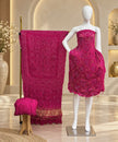 Premium Barbhat Design Modal Silk 3-Piece Suit with Tissue Pallu - The Ajrakh Studio