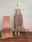 Havi Modal Silk Ajrakh Neptol Dye Discharge Print Panel Suit 19 - The Ajrakh Studio