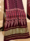 Premium Ajrakh Hand Block Print Modal Silk 3-Piece Suit Set with Zari Pallu Dupatta