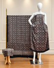 Havi Pure Modal Silk Ajrakh Hand Block Print Natural Dye 3-Piece Suit - The Ajrakh Studio