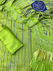 Popti & blue Modal Silk Tie & Dye Bandhani Dupatta 3 Piece Suits