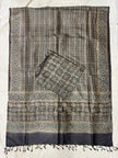 Handloom Pure Tussar Silk Ajrakh Natural Dye 2-Piece Suit Set – Exclusive Collection