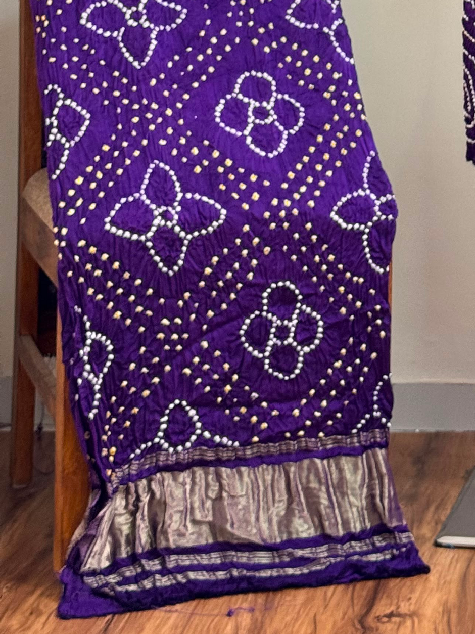 Premium Modal Silk Bandhani 3 Piece Dress Material