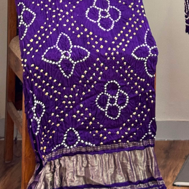 Premium Modal Silk Bandhani 3 Piece Dress Material