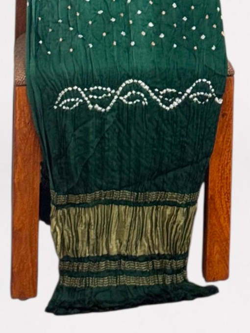 Premium Modal Silk Bandhani 3 Piece Dress Material
