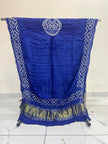 Blue & Black Modal Silk Tie & Dye Bandhani Dupatta 3 Piece Suits