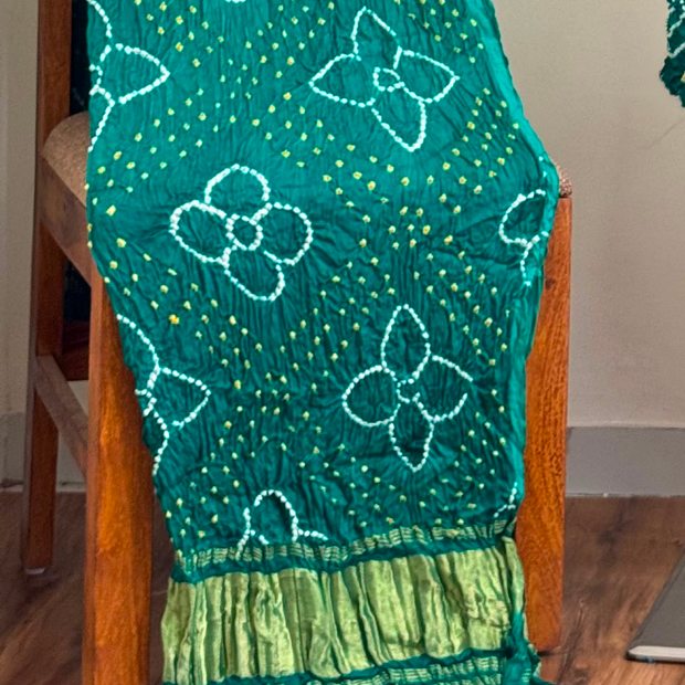 Premium Modal Silk Bandhani 3 Piece Dress Material