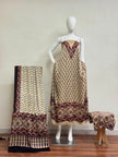 Havi Pure Modal Silk Ajrakh Natural Dye 3-Piece Suit 08 - The Ajrakh Studio