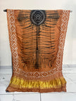 Rust & Black Modal Silk Tie & Dye Bandhani Dupatta 3 Piece Suits