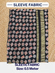 Premium Dola Silk Ajrakh Hand Block Print Natural Dye 2-Piece Suit with Zari Border Dupatta