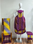 Premium Modal Silk Shibori Multi-Color Bandhej 3-Piece Suit 11 - The Ajrakh Studio