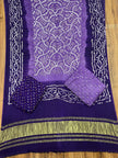 Premium Multi-Color Bandhej Zari Pallu 3-Piece Suit 11 - The Ajrakh Studio
