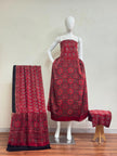 Havi Pure Modal Silk Ajrakh Natural Dye 3-Piece Suit 25 - The Ajrakh Studio
