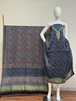Premium Modal Silk Nakshi Zari Top & Dupatta 2-Piece Set 06 - The Ajrakh Studio