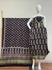 Premium Modal Silk Nakshi Zari Top & Dupatta 2-Piece Set 09 - The Ajrakh Studio