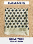 Premium Dola Silk Ajrakh Hand Block Print Natural Dye 2-Piece Suit with Zari Border Dupatta