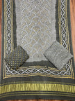 Premium Multi-Color Bandhej Zari Pallu 3-Piece Suit 10 - The Ajrakh Studio