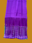 Pure Modal Silk Handcrafted Tie-Dye Suit Set with Plain Bottom