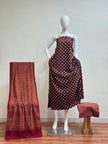 Pure Cotton Ajrakh Screen Print Natural Dye 3-Piece Suit 15 - The Ajrakh Studio