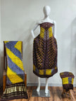 Premium Modal Silk Shibori Multi-Color Bandhej 3-Piece Suit 08 - The Ajrakh Studio