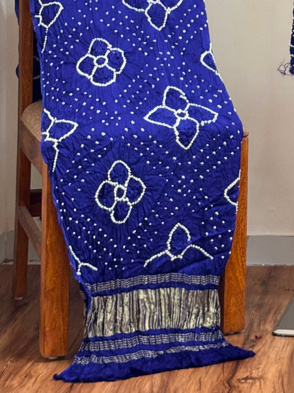 Premium Modal Silk Bandhani 3 Piece Dress Material