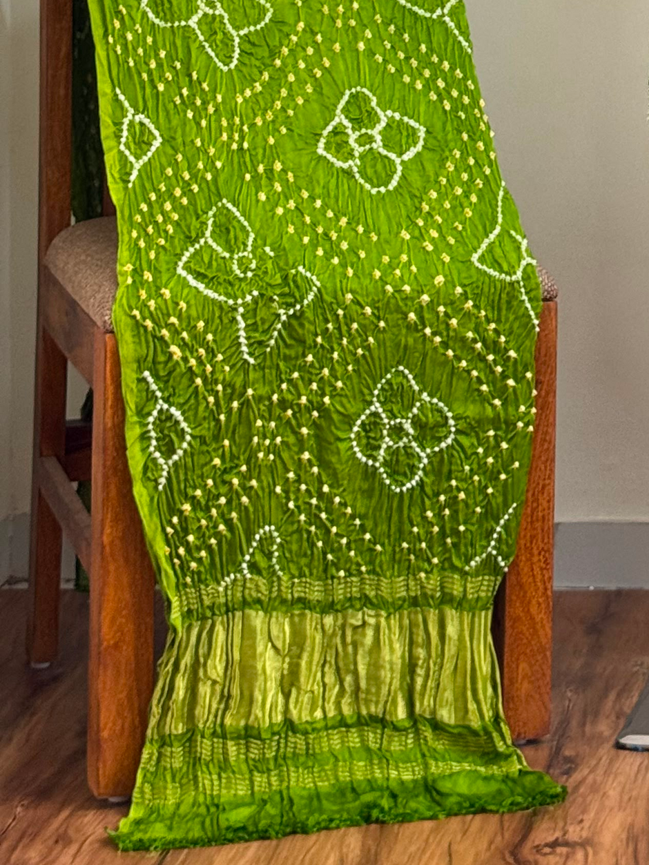 Premium Modal Silk Bandhani 3 Piece Dress Material