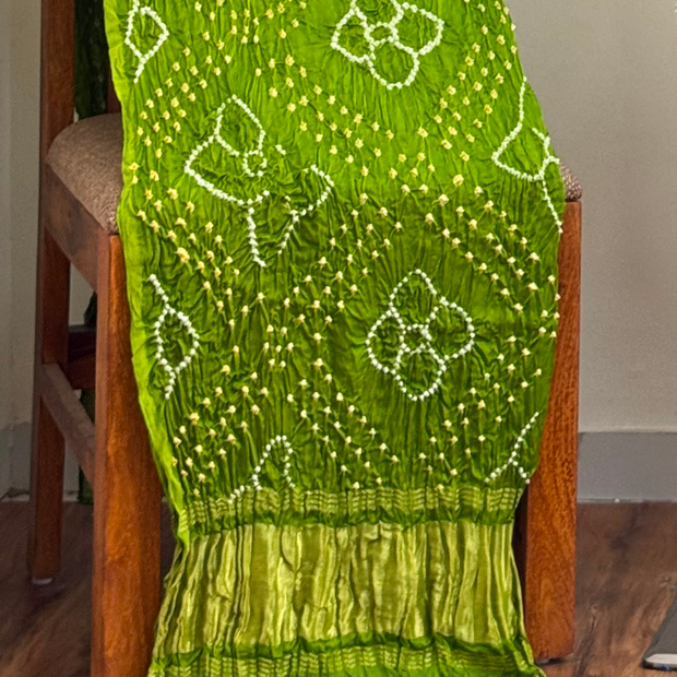 Premium Modal Silk Bandhani 3 Piece Dress Material