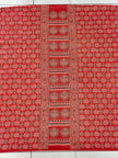 Premium Ajrakh Hand Block Print Modal Silk 3-Piece Suit Set with Zari Pallu Dupatta