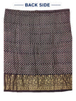 Premium Dola Silk Ajrakh Hand Block Print Natural Dye 2-Piece Suit with Zari Border Dupatta