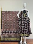 Premium Modal Silk Nakshi Zari Top & Dupatta 2-Piece Set 07 - The Ajrakh Studio