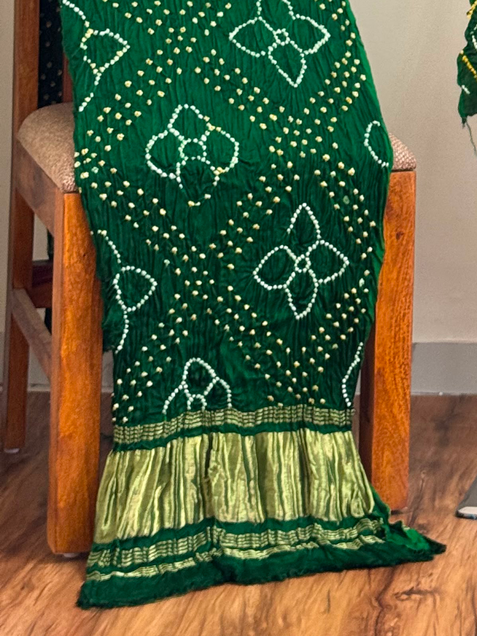 Premium Modal Silk Bandhani 3 Piece Dress Material