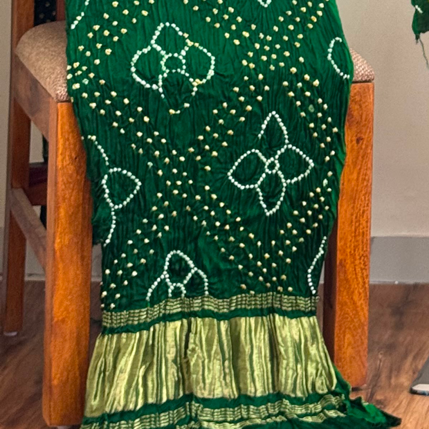 Premium Modal Silk Bandhani 3 Piece Dress Material