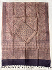 Handloom Pure Tussar Silk Ajrakh Natural Dye 2-Piece Suit Set – Exclusive Collection