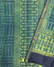 TAS Auto Crop Lower - Premium Ajrakh Chanderi 2-Piece Suit Set 148