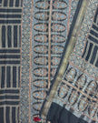 TAS Auto Crop Lower - Premium Ajrakh Chanderi 2-Piece Suit Set 151