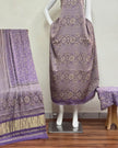 TAS Auto Crop Lower - Havi Modal Silk Ajrakh Neptol Dye Discharge Print Panel Suit 01
