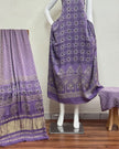 TAS Auto Crop Lower - Havi Modal Silk Ajrakh Neptol Dye Discharge Print Panel Suit 02