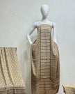 TAS Auto Crop Upper - Havi Modal Silk Ajrakh Neptol Dye Discharge Print Panel Suit 05