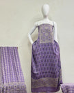 TAS Auto Crop Upper - Havi Modal Silk Ajrakh Neptol Dye Discharge Print Panel Suit 09