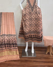 TAS Auto Crop Lower - Havi Modal Silk Ajrakh Neptol Dye Discharge Print Panel Suit 16