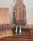 TAS Auto Crop Lower - Havi Modal Silk Ajrakh Neptol Dye Discharge Print Panel Suit 18