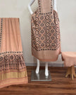TAS Auto Crop Lower - Havi Modal Silk Ajrakh Neptol Dye Discharge Print Panel Suit 19