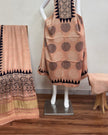 TAS Auto Crop Lower - Havi Modal Silk Ajrakh Neptol Dye Discharge Print Panel Suit 22